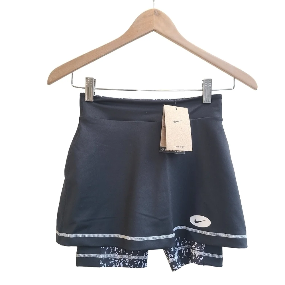 Nike Dri-fit Icon Clash 2-in-1 Training Skirt, Size Small Activewear Tennis Golf